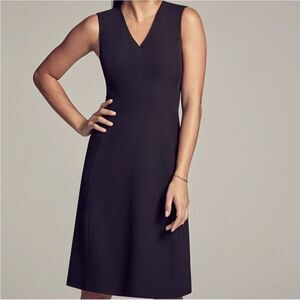 MM Lafleur Annie Dress Sleeveless Navy Blue size 12